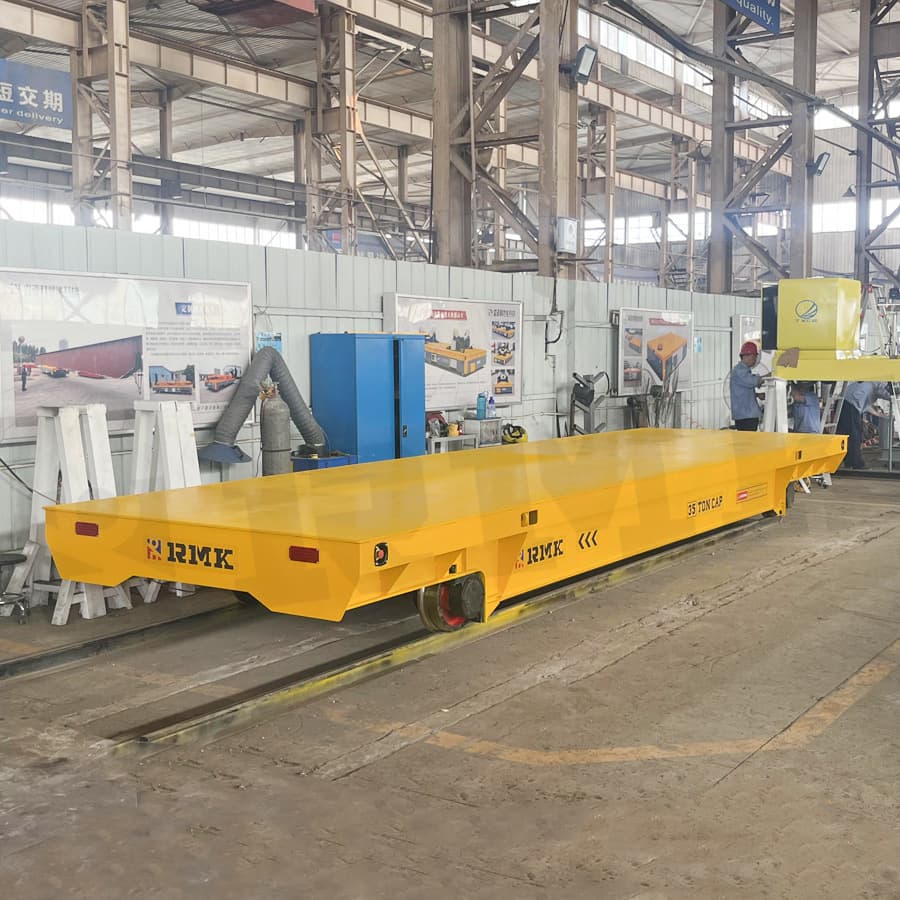Custom Explosion-proof 80-ton Steel Ladle Car, High-temperature Resistant Lifting Flatbed Cart for Metallurgical Plants, Slag Bag Plant Area Transfer Rail Car
