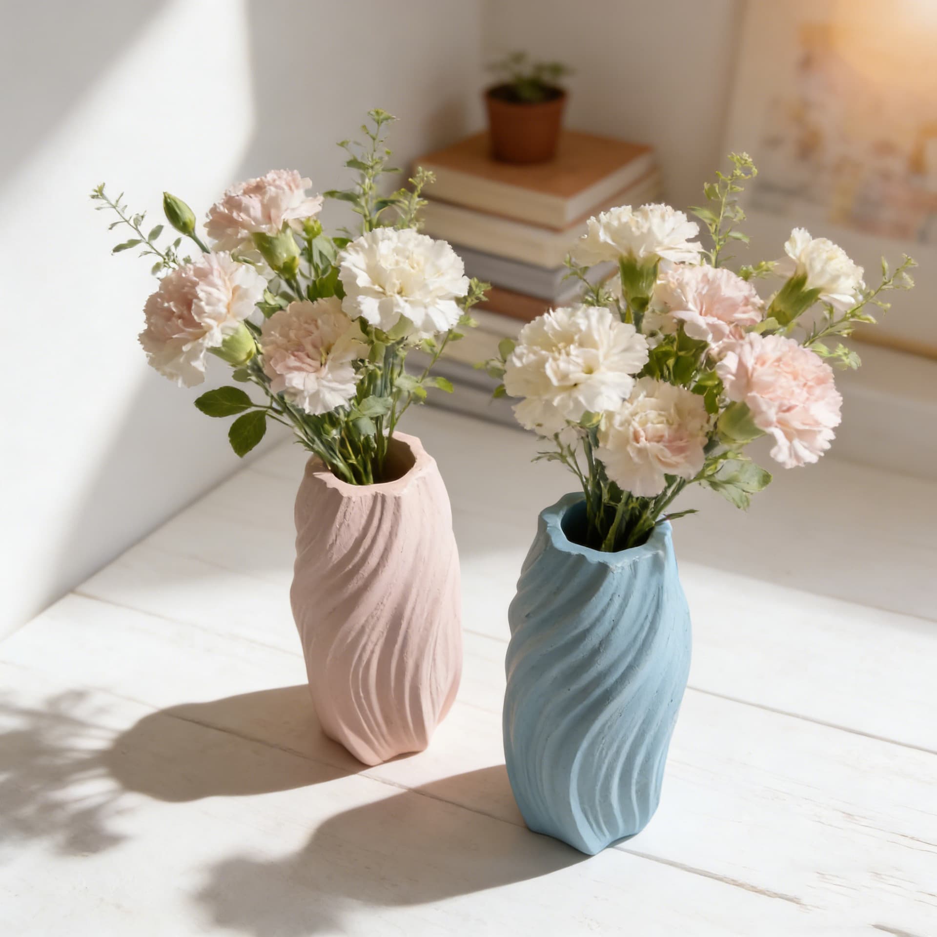 New Cross-Border Geometric Rotating Vase Resin Silicone Mold, DIY Epoxy Spiral Pattern Flower Vessel Bottle Decoration