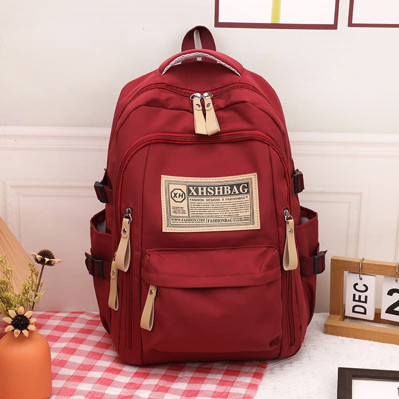 Cross-border New Backpack for Junior High Students, Handheld Large Capacity Trendy Versatile Backpack, Casual Travel Backpack for College