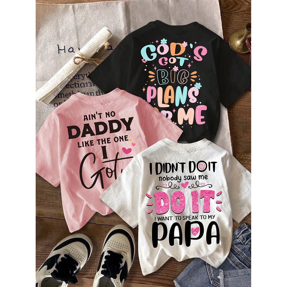 New Summer Hot-Selling Children's Short-Sleeve T-Shirt for Amazon Cross-Border E-Commerce, Boys and Girls Tops