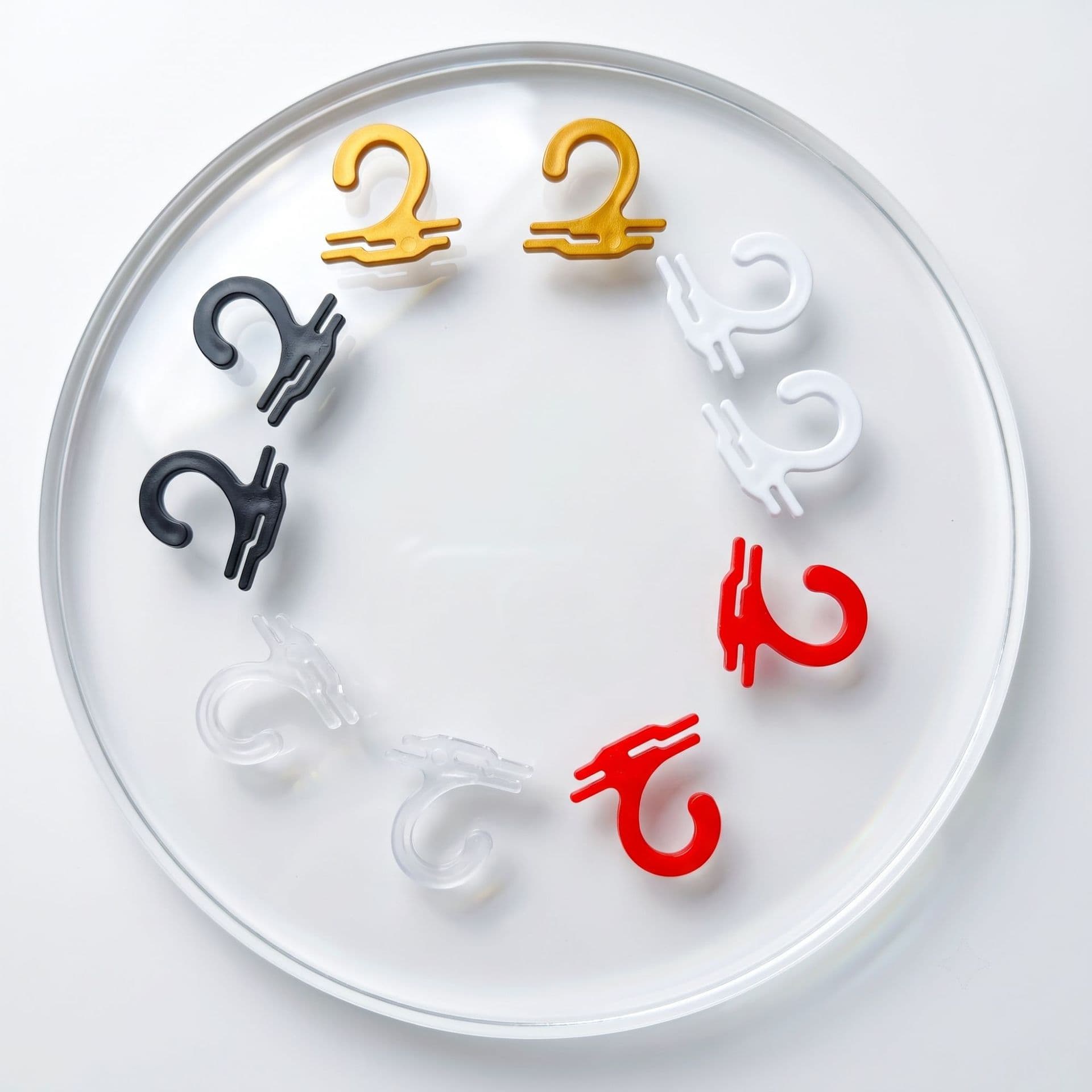 Wholesale sock hooks, flat hooks, question mark hooks, stocking hooks, transparent sock hooks, scarf plastic hook accessories
