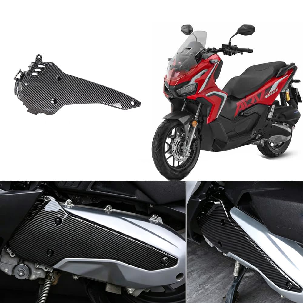 Suitable for Honda PCX160 ADV160 motorcycle modified transmission cover ABS water transfer engine decorative cover