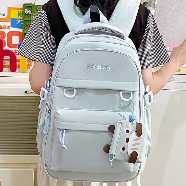 Schoolbags for female junior high school students and primary school students 2026 new niche high-looking backpacks large-capacity spine protection and burden-reducing backpacks