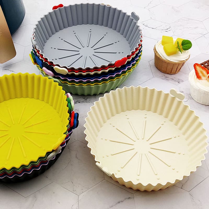 Air fryer silicone pot baking pan, cake pan mold
