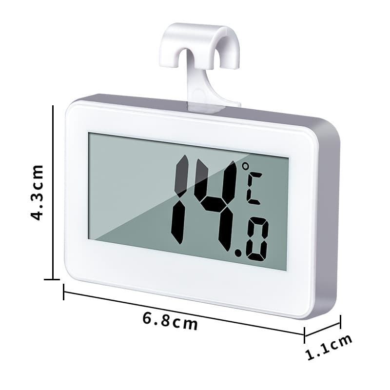 Large Screen Comfort High-Precision Household Refrigerator Thermometer with Magnet Hook