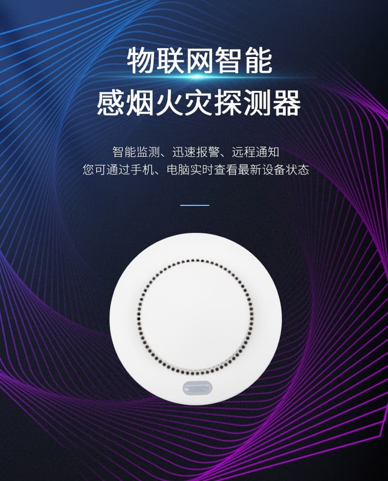 Wanlin Smart Fire 4G Wireless Carbon Monoxide Detector, 4G Smoke Detector, 4G Gas Alarm