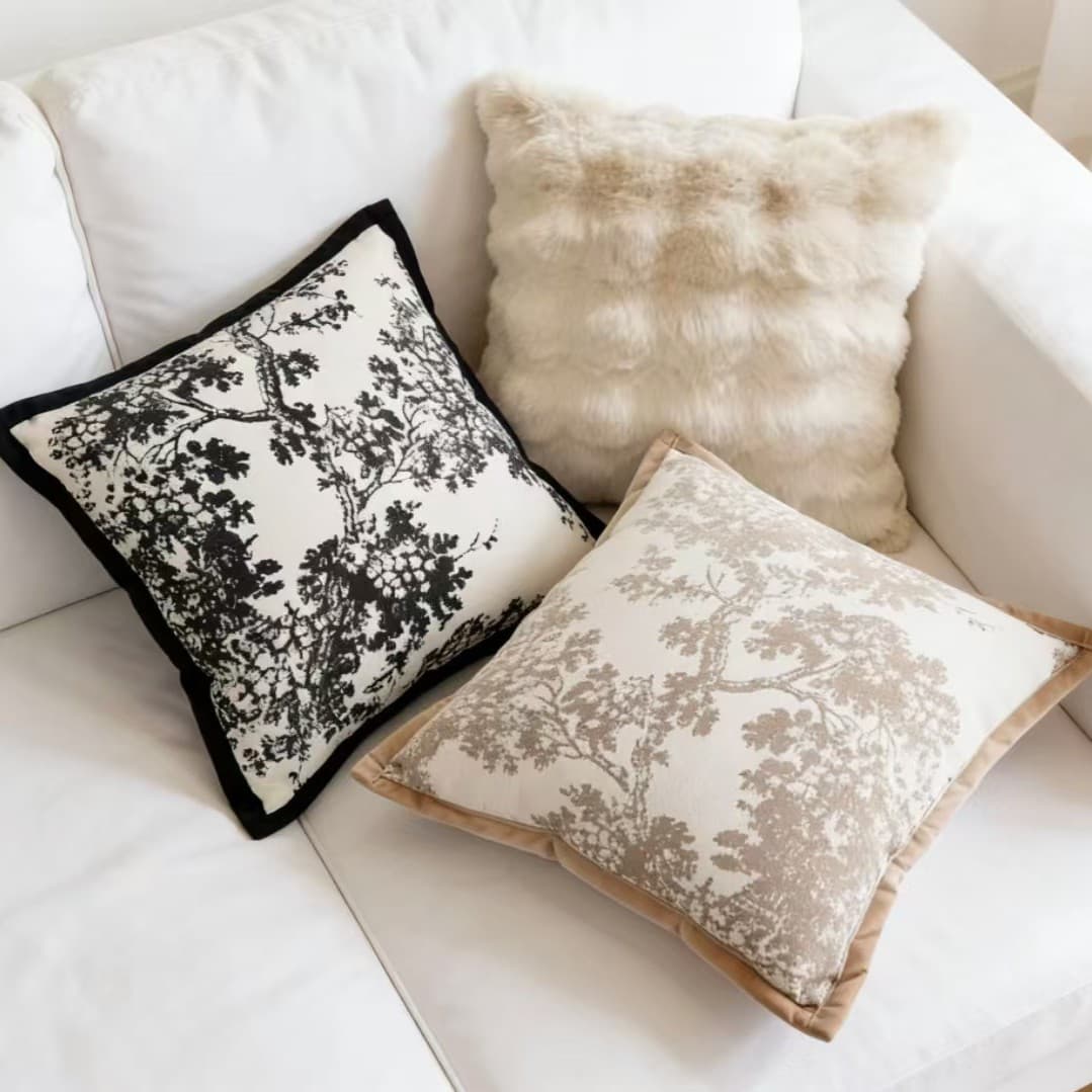 New Premium Throw Pillow for Sofa, Couch, Bed, Home, Hotel Decorative Pillow Cover, Light Luxury