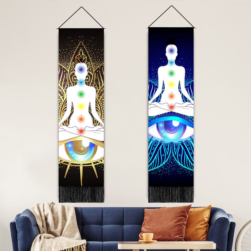 Indian style mandala hanging painting wall background cloth meditation meditation yoga mat mandala bed and breakfast decoration hanging cloth