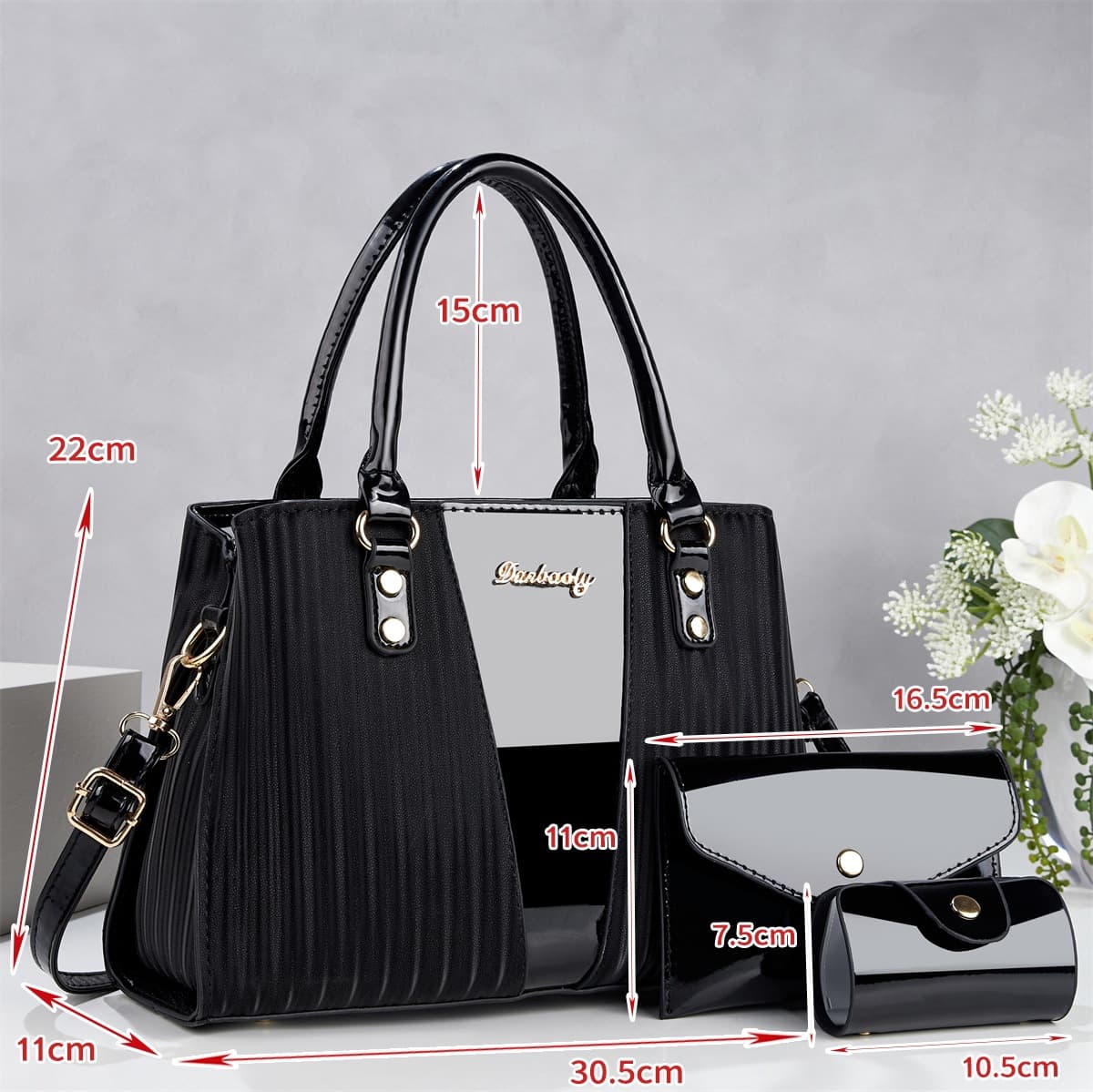 2026 New 3-Piece Set Mother-Daughter Bag, Large Capacity Handbag, Premium Shoulder & Crossbody Bag, Fashionable