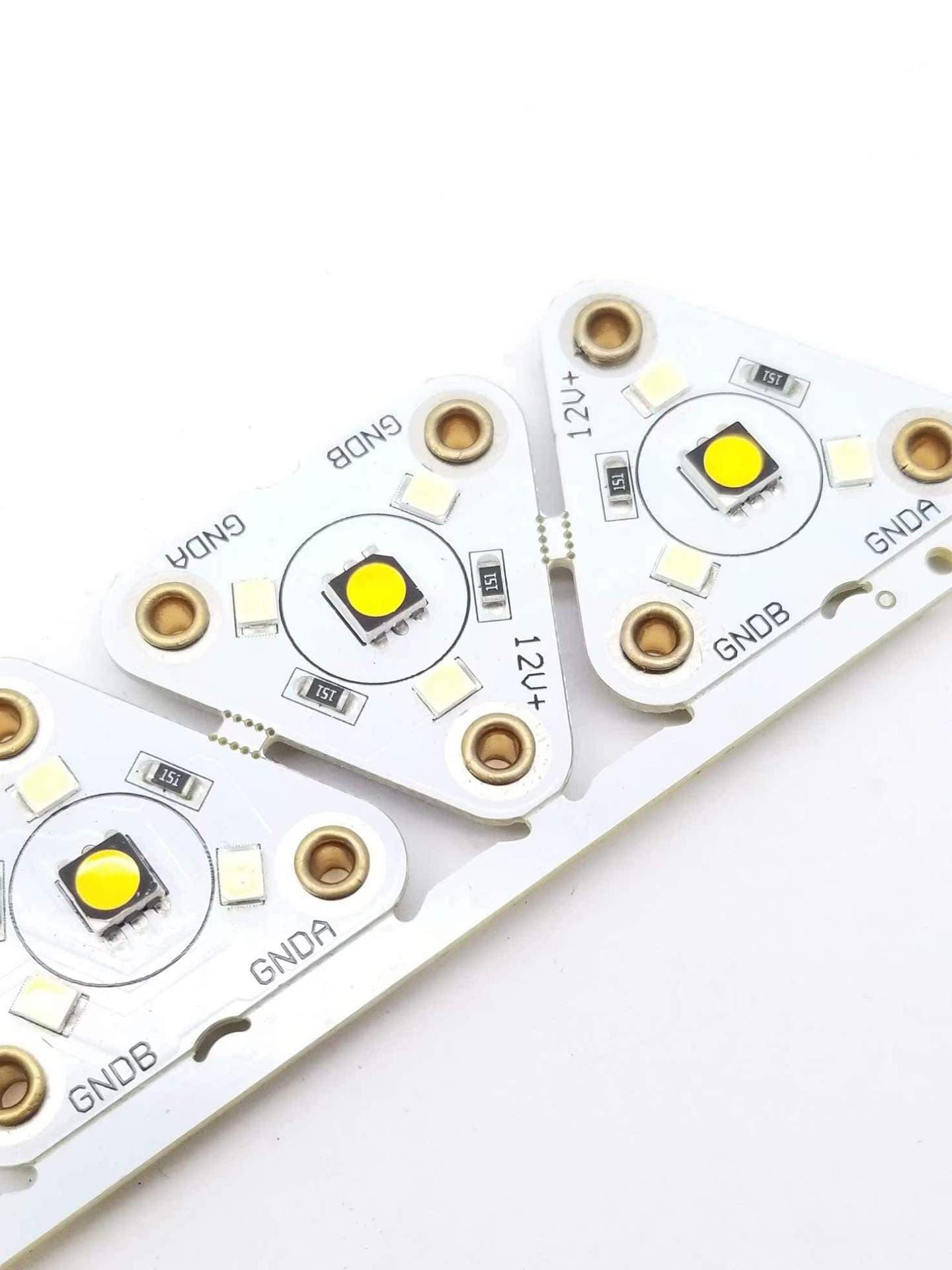 Triangular LED Light Panel 12V Luminous Light Hall Light Room Light Kitchen Light Panel 3 Small Pieces Other None