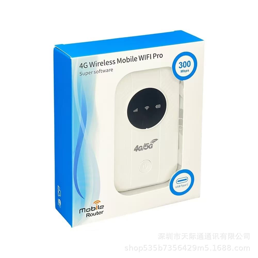 4G Wireless Portable WiFi Pocket WiFi Colorful Light Wireless Router SIM Card Outdoor Router