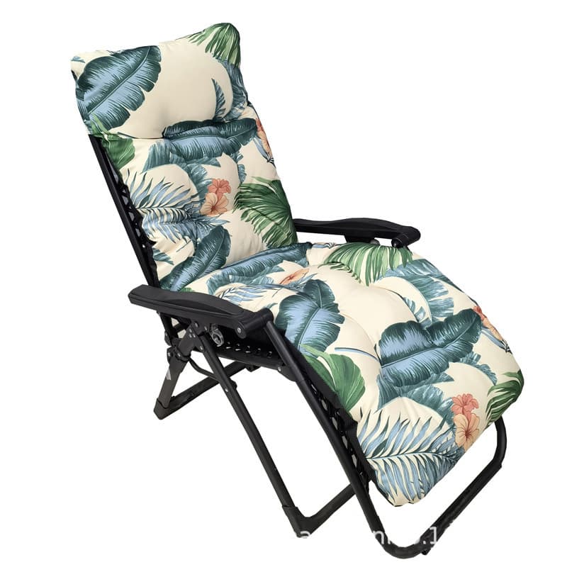 Outdoor waterproof and sunproof rocking chair cushion folding chair cushion household lazy rocking chair cushion