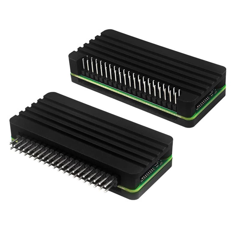 Raspberry Pi zero 2W aluminum alloy shell Raspberry Pi zero 2 W cooling protective shell with pin header