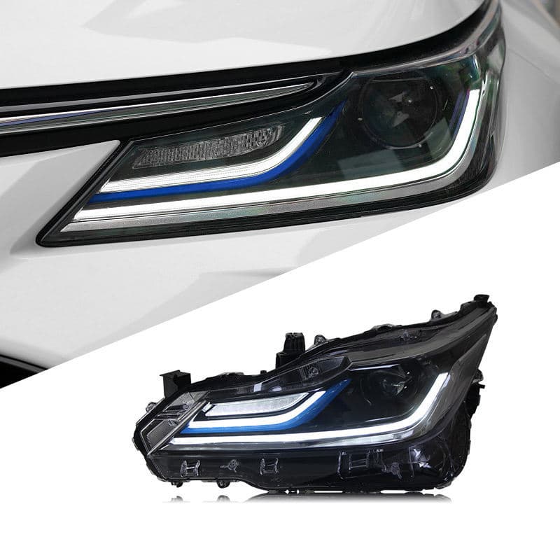 LED Daytime Running Light with Sequential Turn Signal for 2019-2021 Toyota Corolla Headlight Assembly Upgrade High-End Version