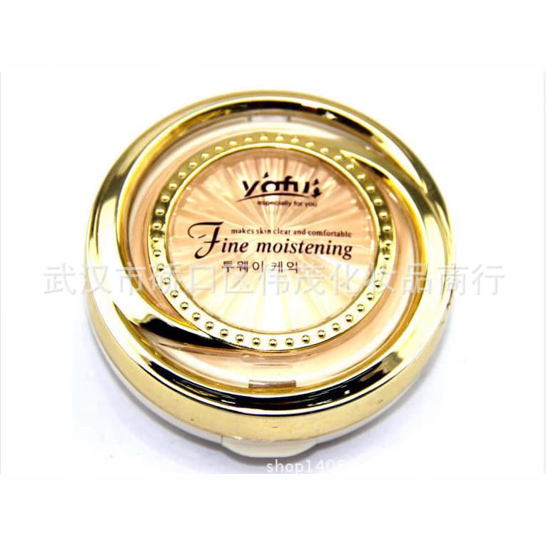 Yafu Fine Moisturizing Unique Charm Dual-Layer Powder Foundation Wet & Dry Conceal & Set Wholesale Cosmetics Makeup
