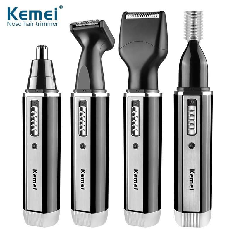 Kemei KM-6630 Cross-border New Nose Hair Trimming Shaving Eyebrow Trimming All-in-One Nose Hair Trimmer