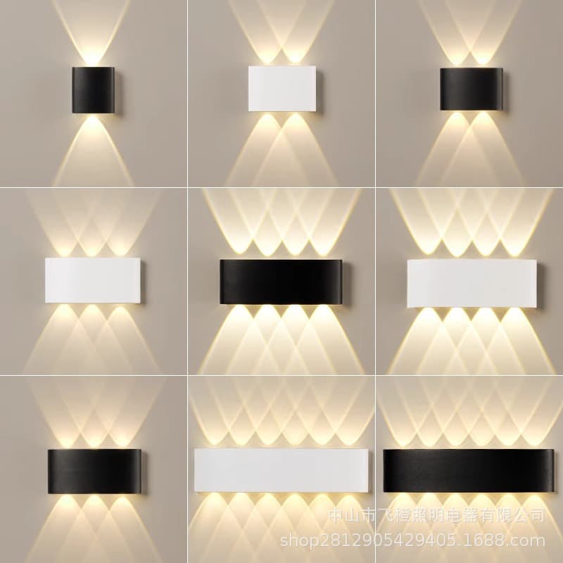 Outdoor wall lamp waterproof courtyard villa exterior wall wash light outdoor balcony garden patio staircase corridor wall light