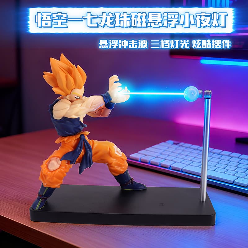 Dragon Ball Z Kamehameha Goku Shockwave Night Light Magnetic Kakarot Atmosphere Night Light Decoration