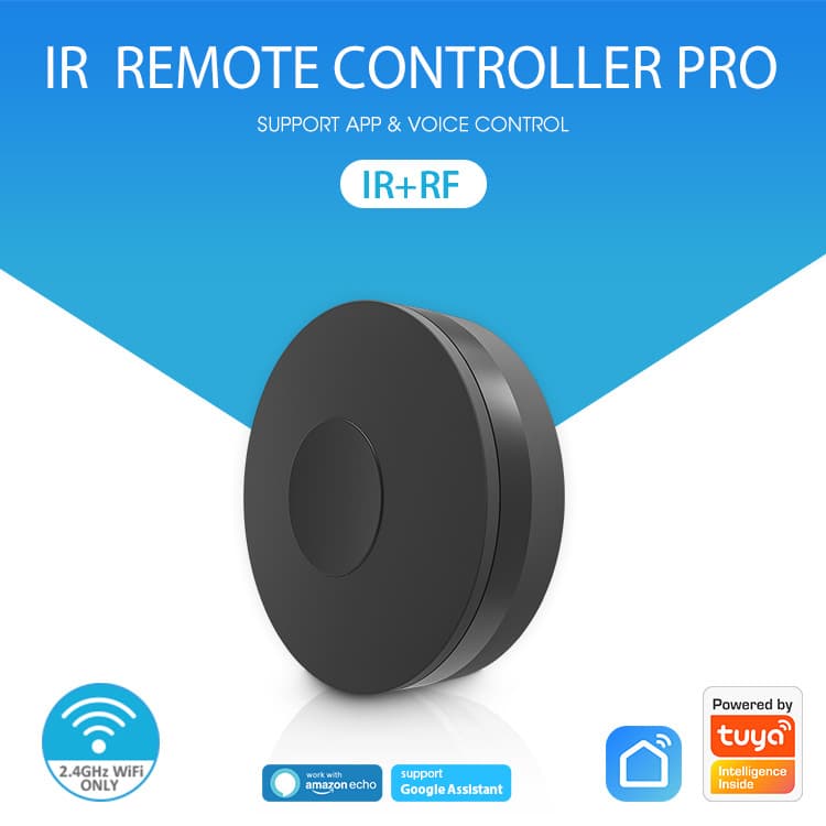 Neo Smart WiFi Bluetooth Dual Mode Universal Infrared Remote Controller Supports RF Equipment Sensors