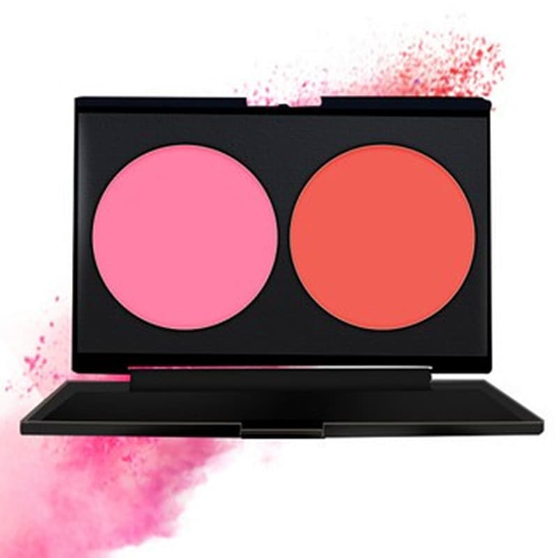 Blush Duo Pink Orange Student Studio Makeup Artist Blush Palette Blush Tray QYMJS Double Blush