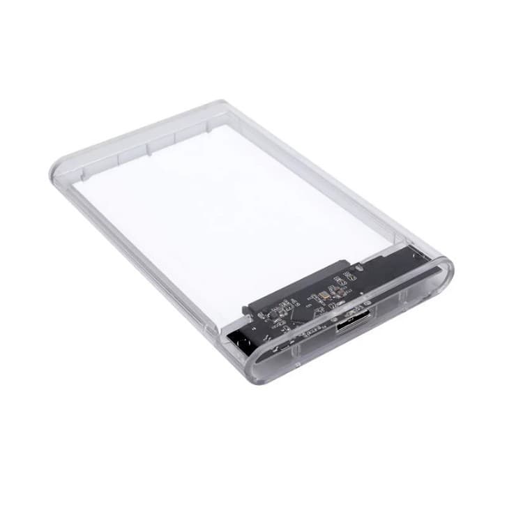 USB 3.0 Transparent Mobile Hard Drive Enclosure 2.5-inch Laptop HDD Case SATA SSD