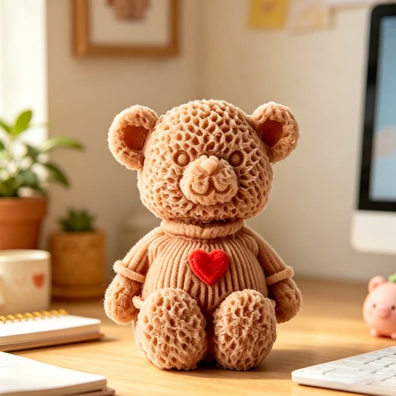 Multiple Types of Mini Cute Bear Silicone Molds, Scented Candles, Handmade DIY Decorative Ornaments