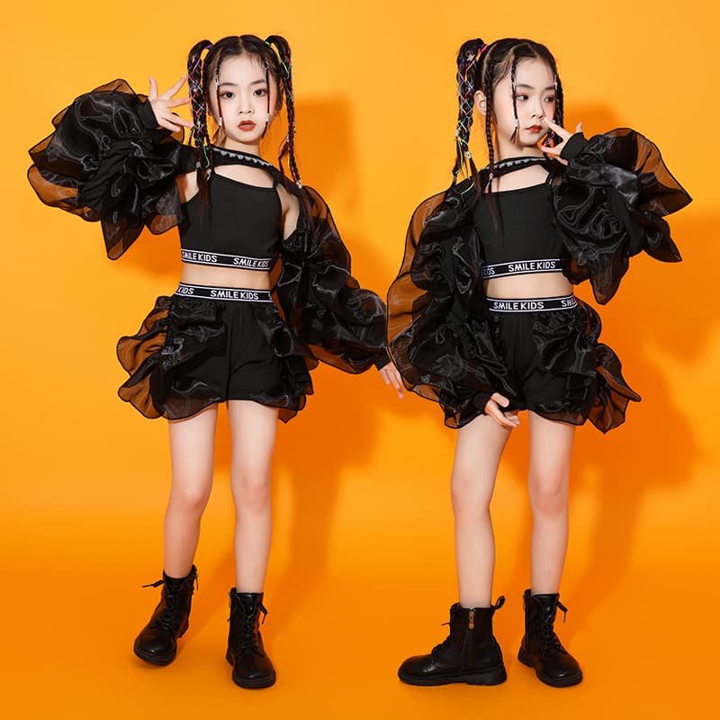 Children's Hip Hop Jazz Dance Set Fashionable Bold Model Catwalk Performance Costume Trendy Outfit