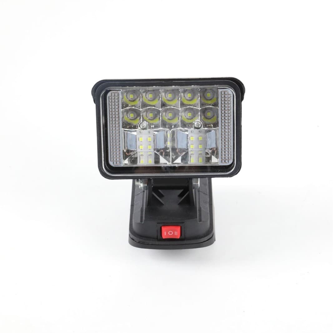 Work light with LED high-power portable lithium battery for outdoor construction sites and emergency lighting