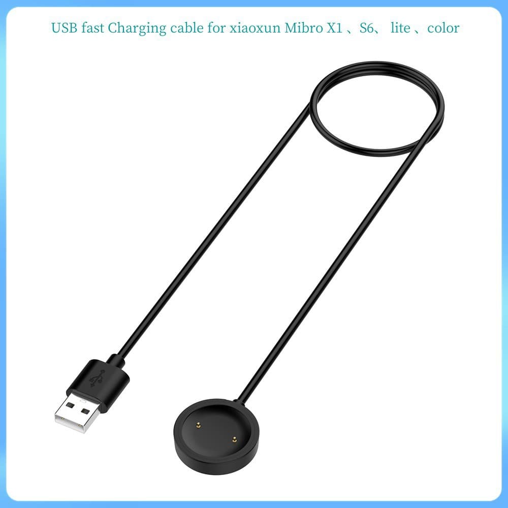 1m USB Fast Charging Cable Suitable for Mibro X1 Charging Cable Mibro Lite Xiaoxun Watch S6 Charging Base