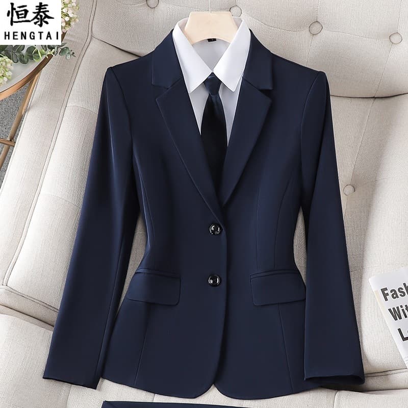 Professional suit jacket for women spring and summer new hotel front desk formal sales workwear interview work clothes suit suit