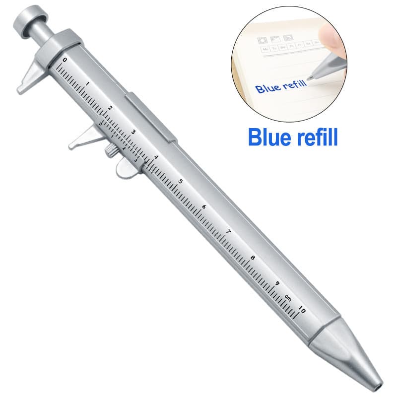 Plastic Caliper Pen Wholesale Creative Small Gift Student Multi-Purpose Tool 0-100mm Caliper