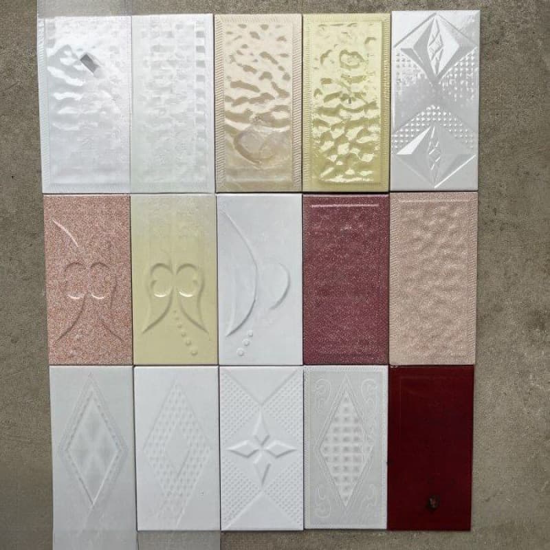 Exterior Wall Tiles 20cm 10cm Matte Kitchen/Bathroom 10X Finger Classic Butterfly Pattern Color Glazed Rural 15cm