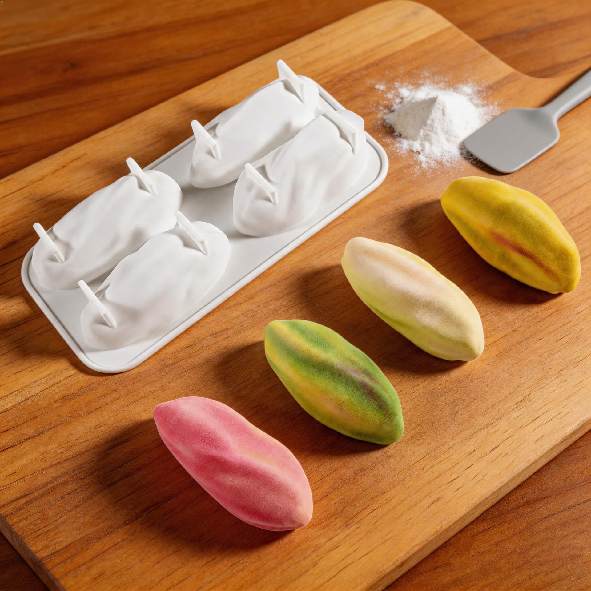 4 consecutive nuts, 18 consecutive walnut peanut cake chocolate silicone molds, pistachio baking mousse dessert molds