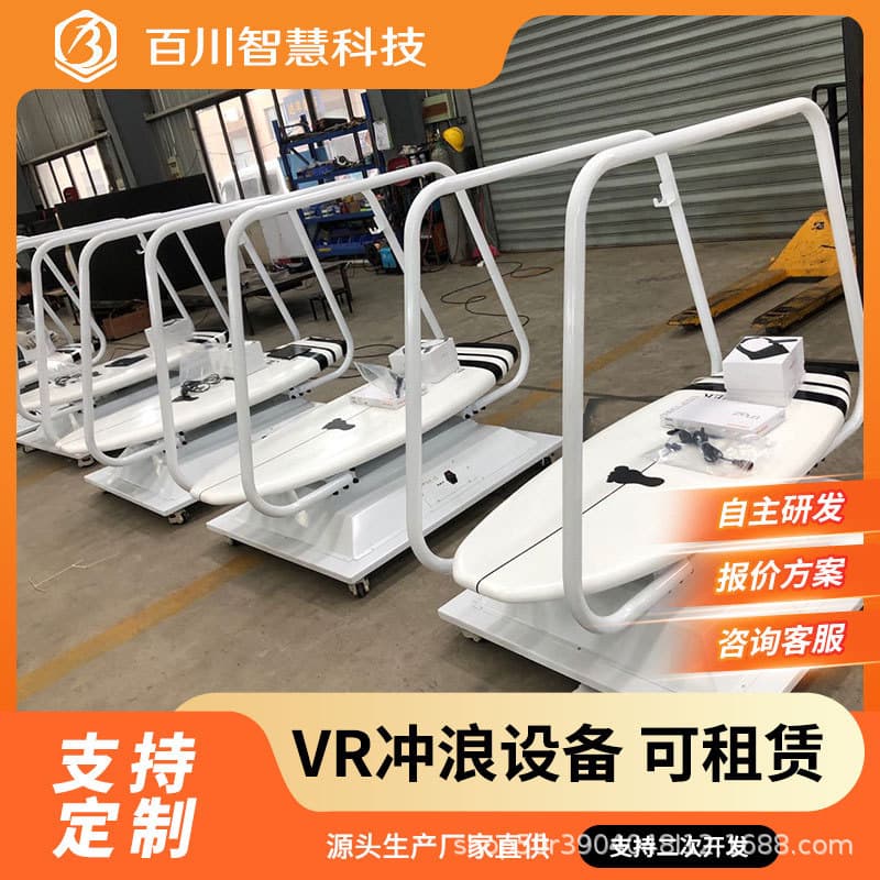 VR Surfing and Skiing Machine Simulator for Sports Training in Large VR Amusement Park Experience Center All-in-One Equipment