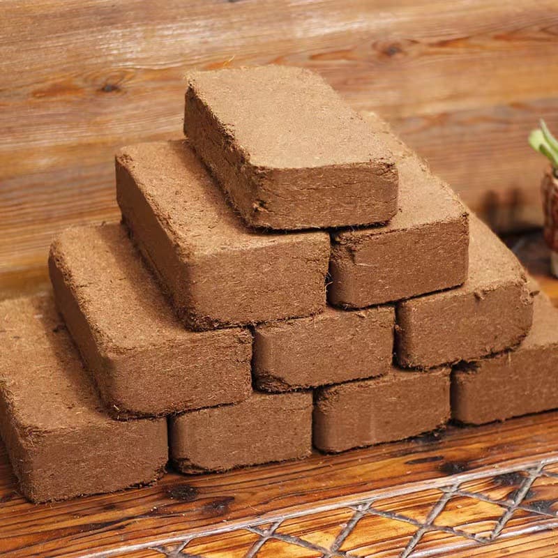 Coconut Coir Brick Nutrient Soil Coconut Brick Coir Brick for Flowers and Vegetables Soil Improvement Soil Conditioner