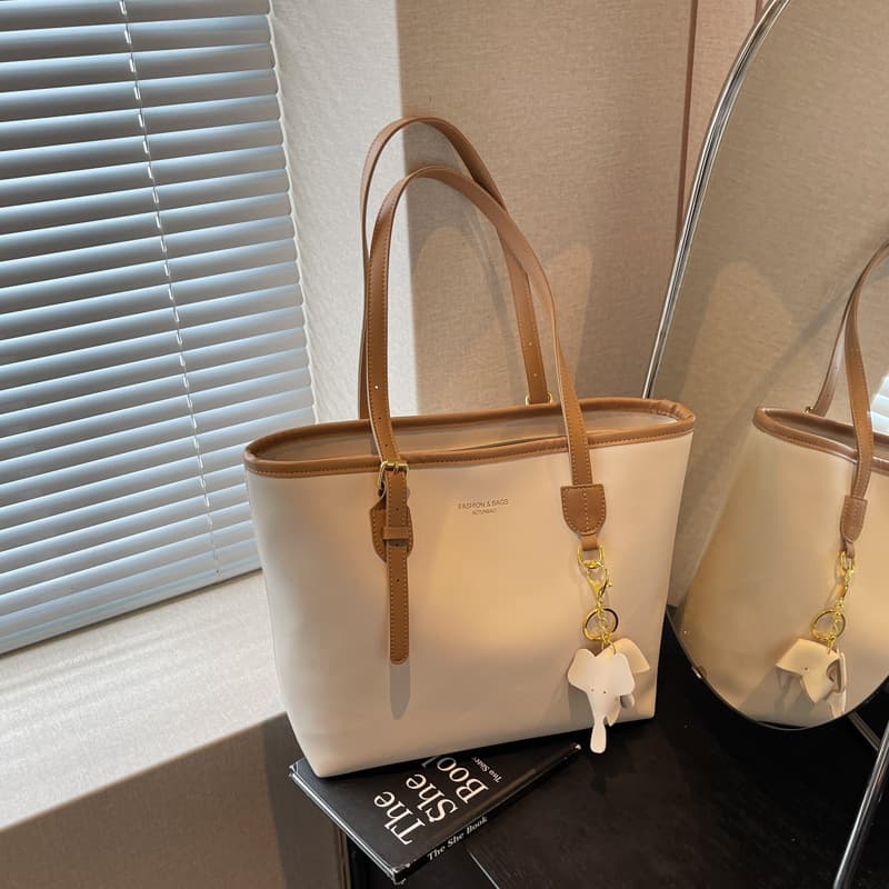 Large Capacity Bag New Style Premium College Student Shoulder Bag Women's Handbag Commuter Tote