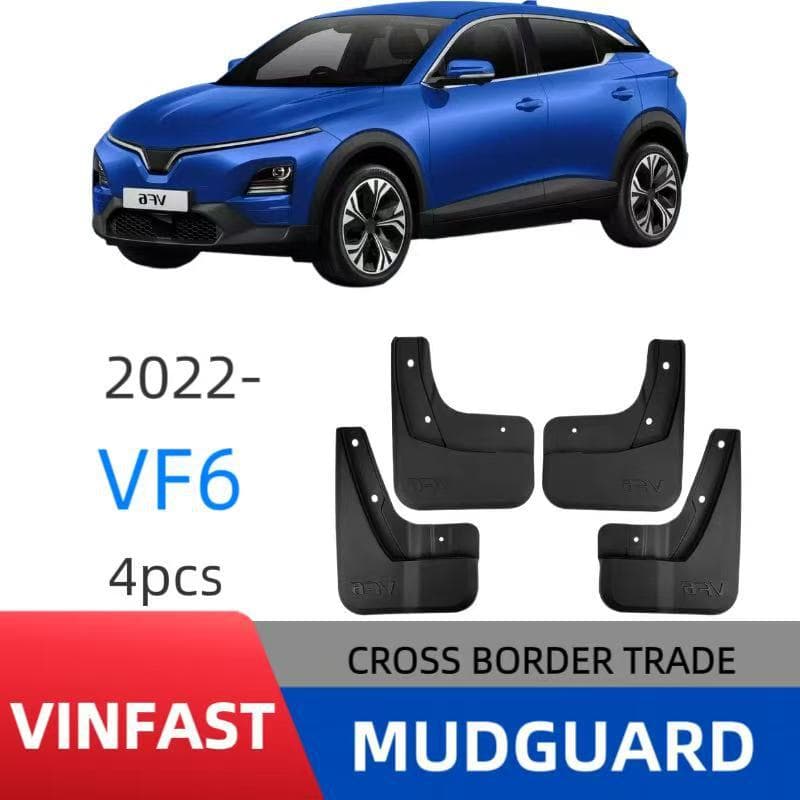 For VinFast VF 6 2022-2025 Model Export Mud Flaps Car Fender Mudguard Modification