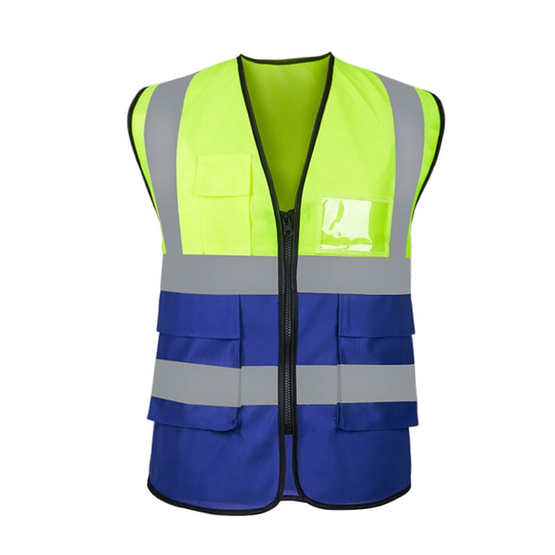 Reflective Vest Multi-Pocket Work Vest Free Printing