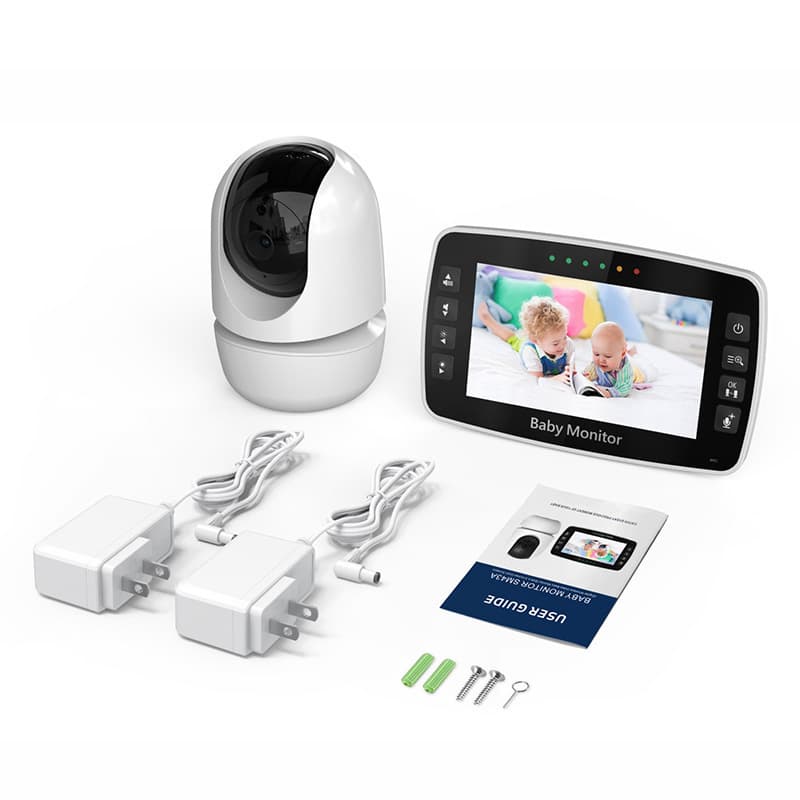 Baby Monitor Children's 4.3inch Large-Screen Monitor Smart Baby Care Device Cross-Border Babymonitor