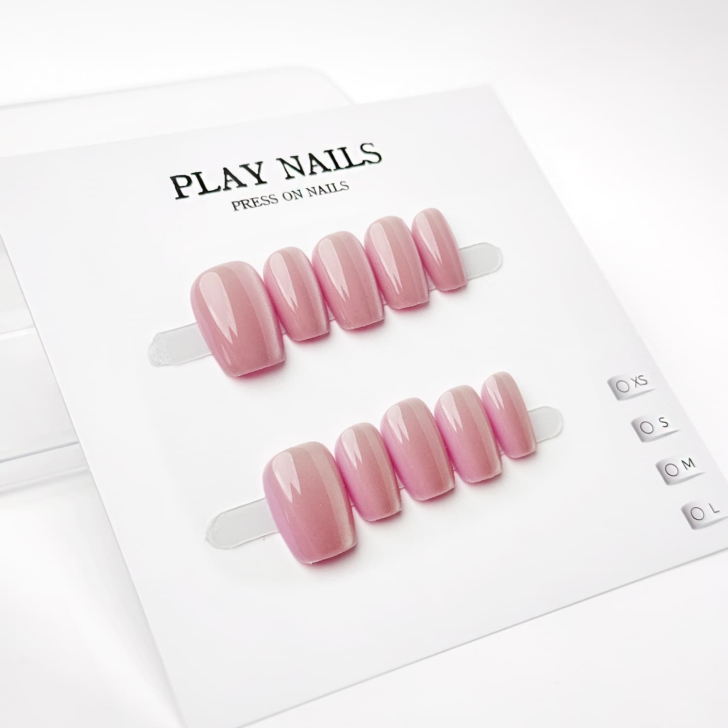 Jiaolong New Arrival Linglong Ningyu Niche Solid Color Cat Eye Design Wearable Nails Whitening Nails Ultra Short Coffin Tips