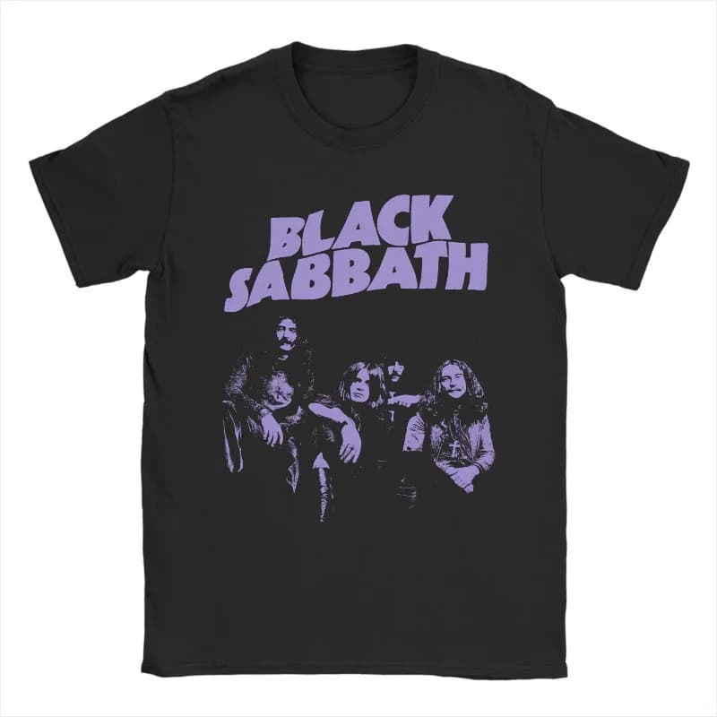 【Cross-Border European Size】Black Sabbath Band Ozzy Osbourne Men's T-Shirt F