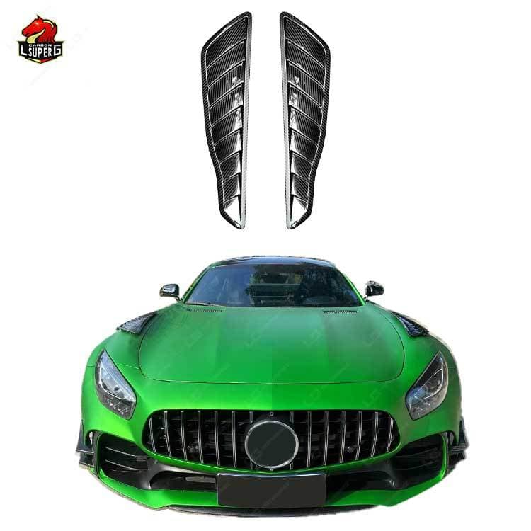 Suitable for Mercedes-Benz AMG GT GTC GTS Upgraded and Modified GTR Pro Carbon Fiber Fender Air Vent Auto Parts