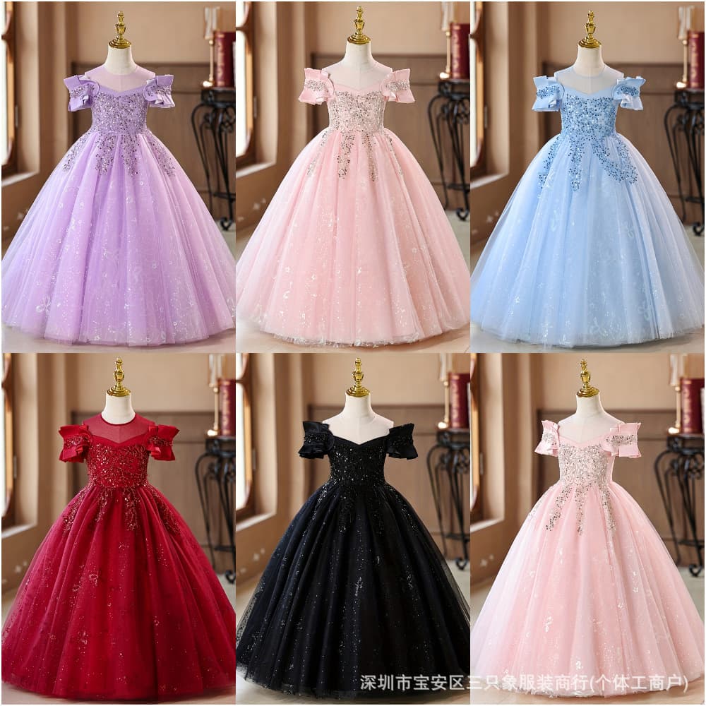 Princess Dress, Chiffon Dress, Girl Dress Princess Dress