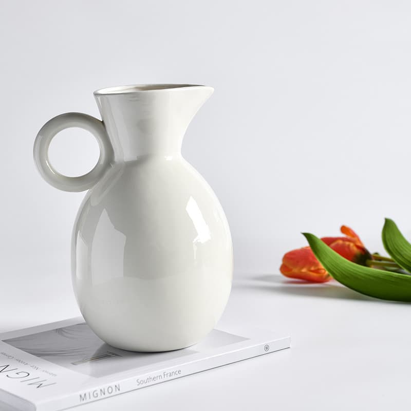 Vintage Ins-Style Vase High Aesthetic Flower Arrangement American Home Decor Living Room Bedroom Modern Decoration Cross-Border Supply