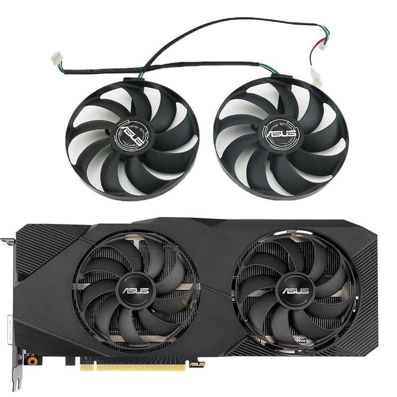 Replacement GPU Fan for ASUS RTX 2060s/2070/2080/2080s DUAL EVO Graphics Card