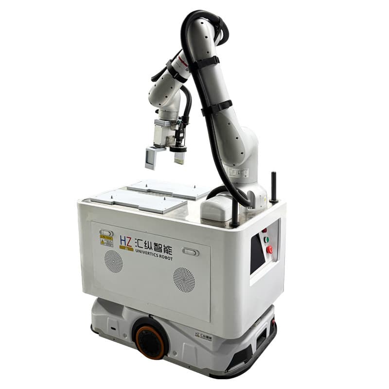 AGV composite robot, handling trolley, forklift, robotic arm, unmanned fully automated AGV trolley chassis composite