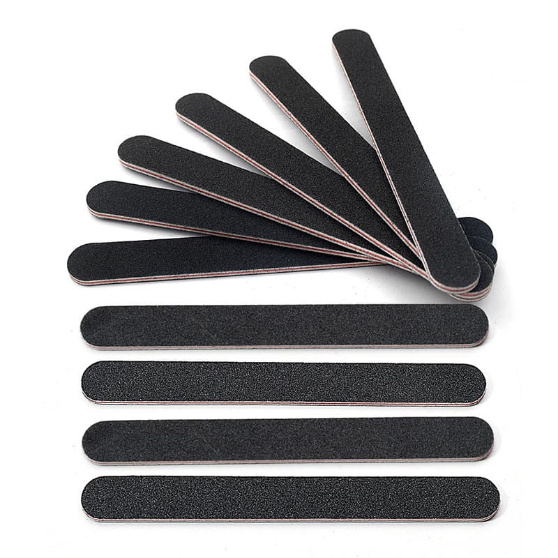 Manicure Black Purple Core Sand Strip Double-sided Sand Strip Nail Professional Shaping Sanding Strip Available All Year Round