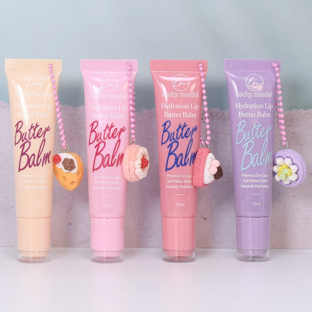ML-200 Cake Pendant Soft Tube Lip Gloss Lip Oil LUCKY MODEL Export Moisturizing Hydrating Cosmetic LIPOIL
