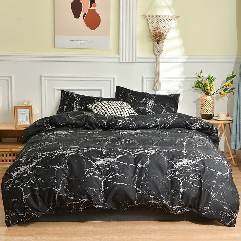 Cross-border Amazon Skin-Friendly Cotton Brushed Single Duvet Cover, Single/Double Size, Wholesale Bulk