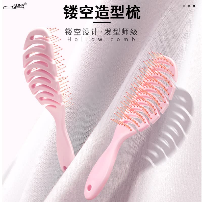 Spare ribs comb ladies oil hair styling comb hairdressing comb wholesale high skull fluffy mosquito coil large curved comb massage comb